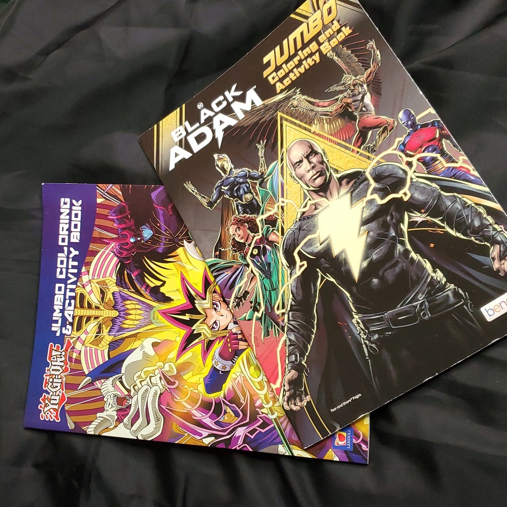 Black Adam & Yu-Gi-Oh! Coloring and Activity‎ Book Set